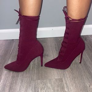 Aldo Lace Up Booties